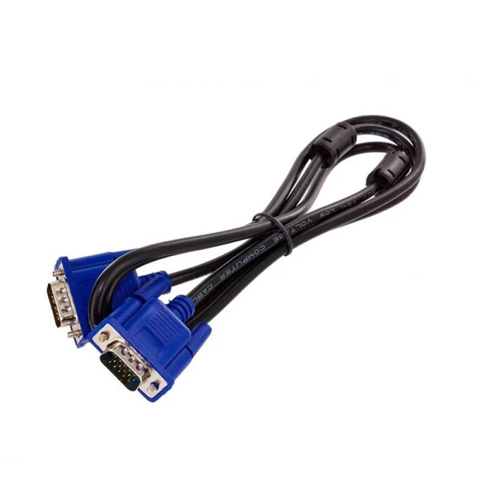 VGA KABLOSU 15PİN ERKEK ERKEK FİLTRELİ 1.5MT POLAXTOR