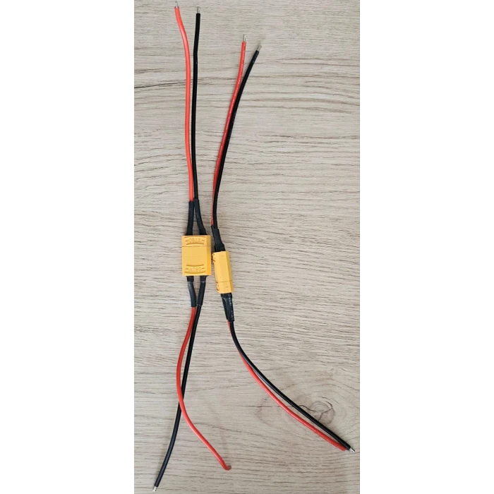 XT-90 Konnektör Kablolu - XT90 Dişi-Erkek Set