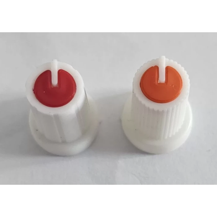 Yumuşak Potansiyometre Başlığı Beyaz Gövde Karışık Renk