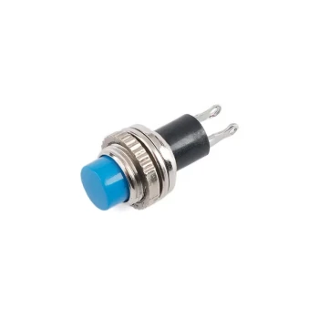10mm Mini Diafon Buton - Normali Açık (NO) - MAVi
