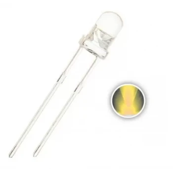 3mm LED Ultra Parlak 6000 - 8000 Mcd Sarı