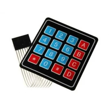 Arduino 4x4 Membran Matrix Keypad 16 buton Tuş Takımı