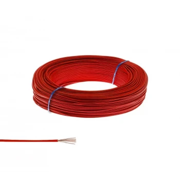 Çok Damarlı Zil Teli - Montaj Kablosu (1 metre) KIRMIZI kablo