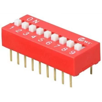 9 lu Dip Switch 2.54mm ON-OFF