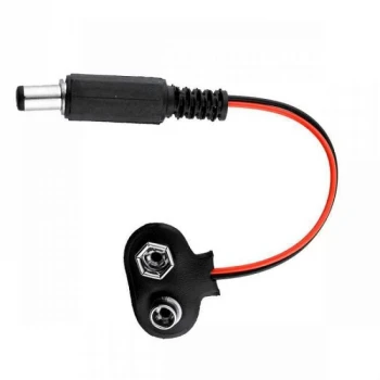 9V Pil Soketi - Konnektörlü