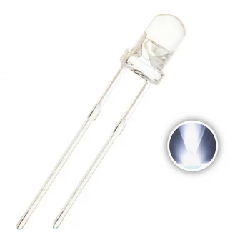 3mm LED Ultra Parlak 10000 - 12000 Mcd Beyaz