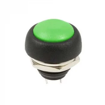 Push Buton - 12mm YEŞiL