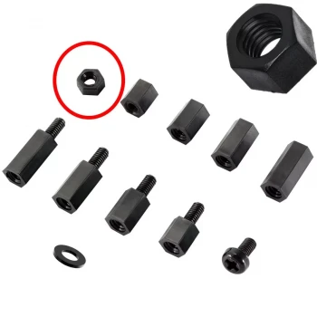 M3 Plastik Somun - SiYAH