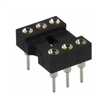 6 pin Precision Entegre Soketi 2x3