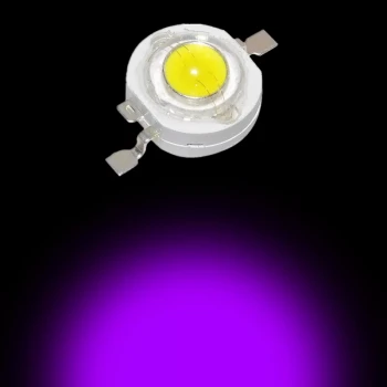 3W Power Led UV Mor 375-380nm
