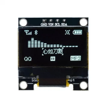 128x64 1.3 inç OLED Grafik Ekran 4 Pin IS-I2C
