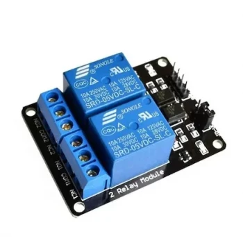 Arduino Röle Modülü 2 Kanal 12V - Optocoupler Korumalı