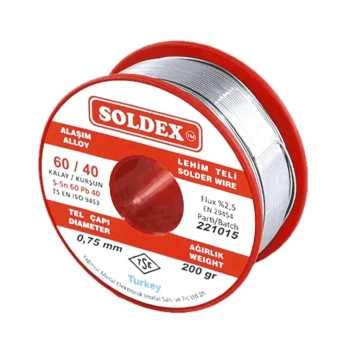 Soldex Lehim Teli 0.75mm 200gr