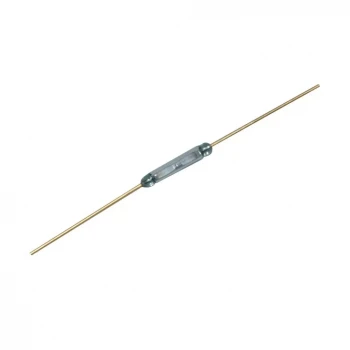Altın Bacaklı Reed Röle Manyetik Anahtar - Reed Switch Sensörü - 28mm NO Açık Kontak