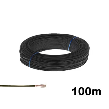 Çok Damarlı Zil Teli - Montaj Kablosu 100 metre SiYAH kablo