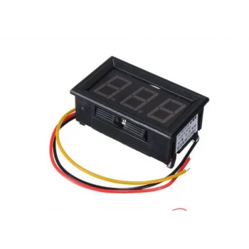 Dijital DC Voltaj Göstergesi Voltmetre Display 0-100V - Kasalı