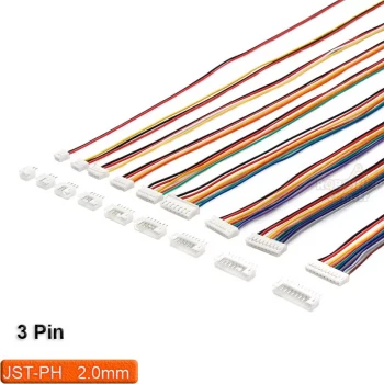 JST-PH 2.0mm 3 pin Konnektör 3P 10cm