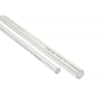 Kalın Çubuk Mum Silikon 10mm Şeffaf