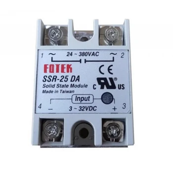 SSR-25DA (25A) Solid State Röle (Geliştirme Kartlarıyla Uyumlu)