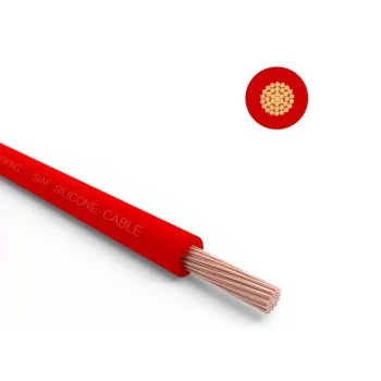 1 metre Yumuşak Silikon Kablo 1x1.5 mm2 SIAF 16 AWG - KIRMIZI
