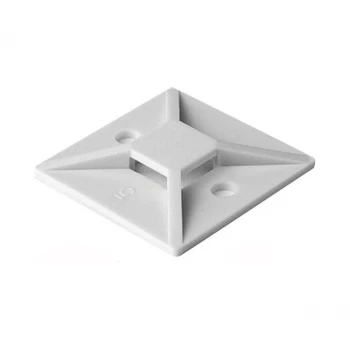 25x25Mm Kare Yapışkanlı Kroşe Kablo Bağı Kablo Tutucu