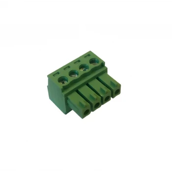 4 Pin 3.81mm Dişi Geçmeli - Yeşil Klemens