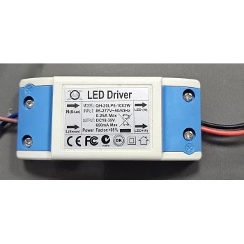 6 - 10 x 3W 650mA Led Sürücü Sabit Akım Led Driver