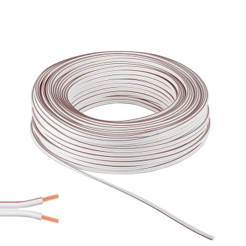 Hoparlör Kablosu 2x2.5 Beyaz - 1 Metre