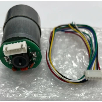 12V 35mm 60 RPM Redüktörlü Metal Dişli Motor Enkoderli