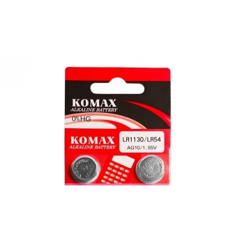 AG10 LR1130/LR54 1.5V Düğme Pil Komax