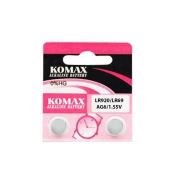 AG6 LR920 1.5V Düğme Pil Komax
