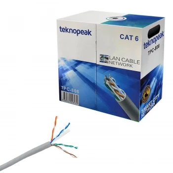 CAT6 KABLO 24AWG 1 MT TEKNOPEAK TPC-806
