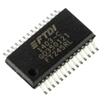 FTDI Chip FT245RL UART Entegresi 1Mbit/sn, 28-Pinli, SSOP