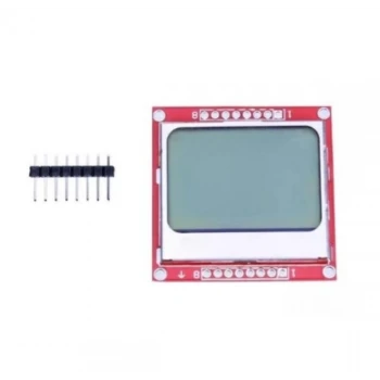 Nokia 5110 LCD Ekranı Modülü - Kırmızı