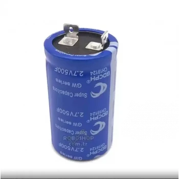Supercapacitor 2.7V 500F Süper Farad Ultra Kondansatör