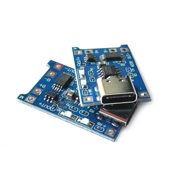 TP4056 Type-C USB Korumalı Lityum Lipo Batarya Şarj Modülü Devresi
