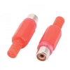 RCA Dişi Konnektör Tos Jak Fiş KIRMIZI