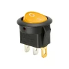 20mm Işıklı On-Off Switch Anahtar 3P - SARI