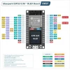 ESP32 Development Board Integrated 0.96 Inch OLED Display,CH340 Driver,WiFi+BLE Wireless Module,and Micro USB Works Great for Arduino/Micropython