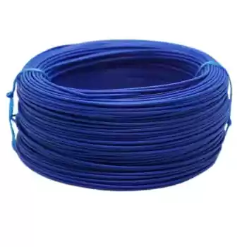 Tek Damarlı Zil Teli - Montaj Kablosu (5 metre) Mavi kablo