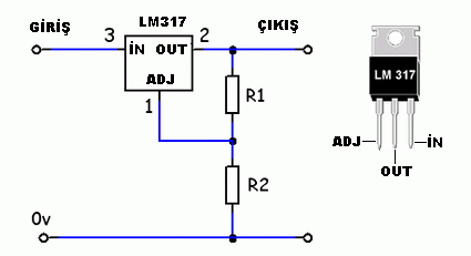 LM317 kullanmanın sağladığı avantajları