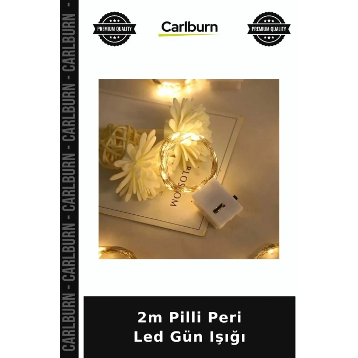 2m Pilli Peri Led Gün Işığı Duvar Ev Süs