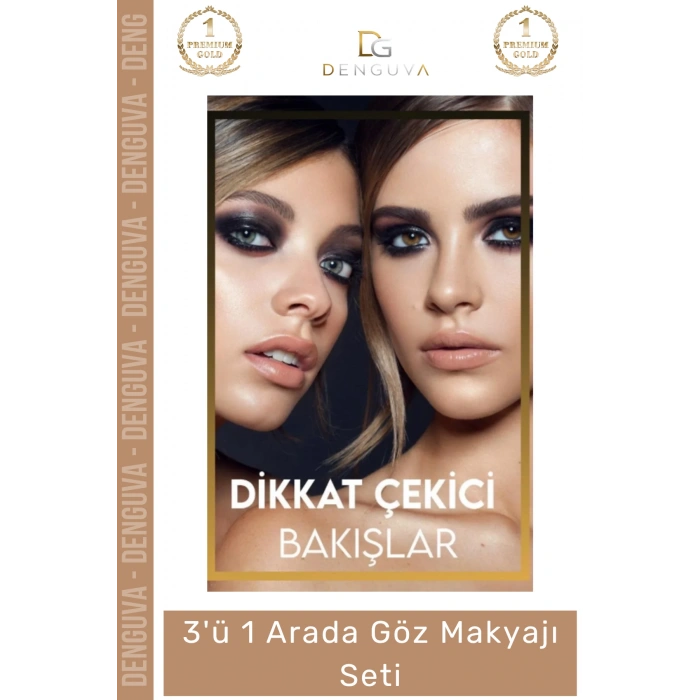 3ü 1 Arada Göz Makyajı Seti - Eyeliner, Maskara, Kalem (eM)