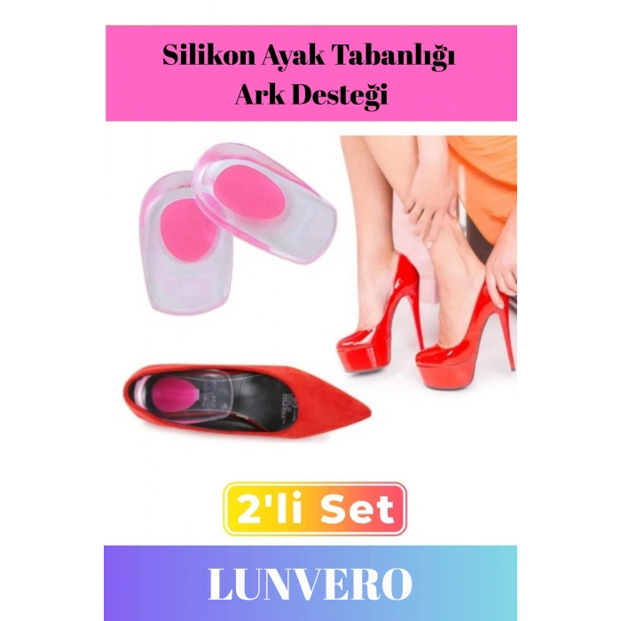 Premium Boşluk Doldurucu Anatomik Ark Desteği Jel Düz Silikon Ayak Tabanlığı