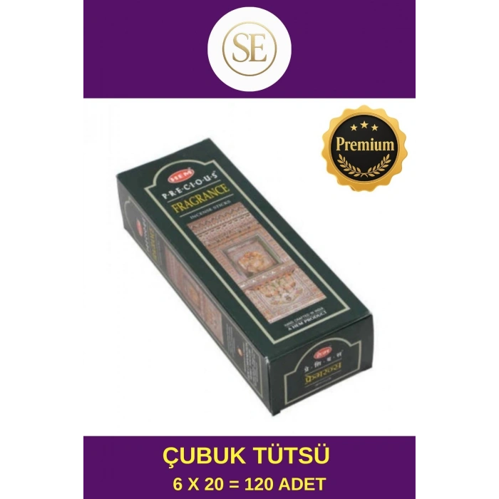 #EXCLUSİVE Çubuk Tütsü 6 x 20 Adet Dinginlik Veren Meditasyon Çakra Enerji Rahatlatıcı Kokulu