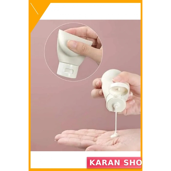 60ml Seyahat Banyo Seti 3lü Boş Şişe Sıvı Taşıma
