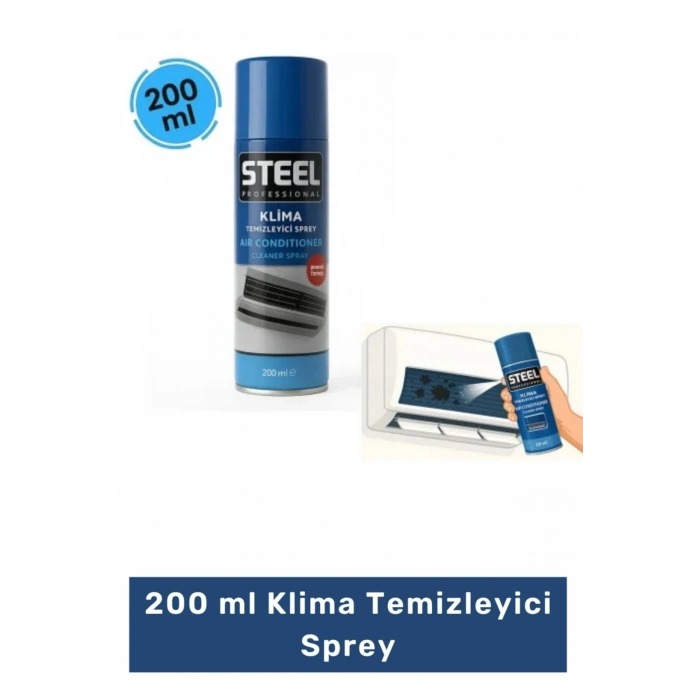 #KokuGidericiHavaTemizleyici Ev Ofis Araç Split Hijyen Bakım Klima Temizleyici Sprey Koku Giderici Pratik Temizleme 200 ml