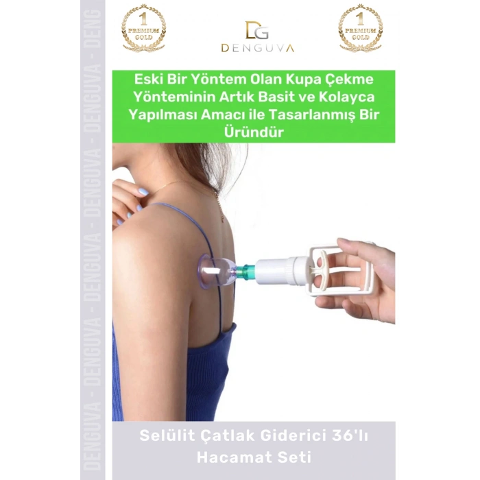 #HacamatSeti Vakumlu Masaj Karşıtı Terapi Cihazı 36lı Kupa Hacamat Seti - 36 - Adet