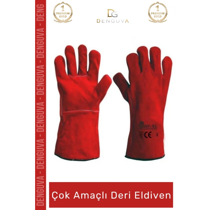 #ÇokAmaçlıDeriEldiven Isıya Dayanıklı Yanmaz Su Geçirmez Lamineli Ergonomik Kaliteli Çok Amaçlı Deri Eldiven