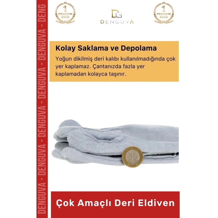 #ÇokAmaçlıDeriEldiven Isıya Dayanıklı Yanmaz Su Geçirmez Lamineli Ergonomik Kaliteli Çok Amaçlı Deri Eldiven